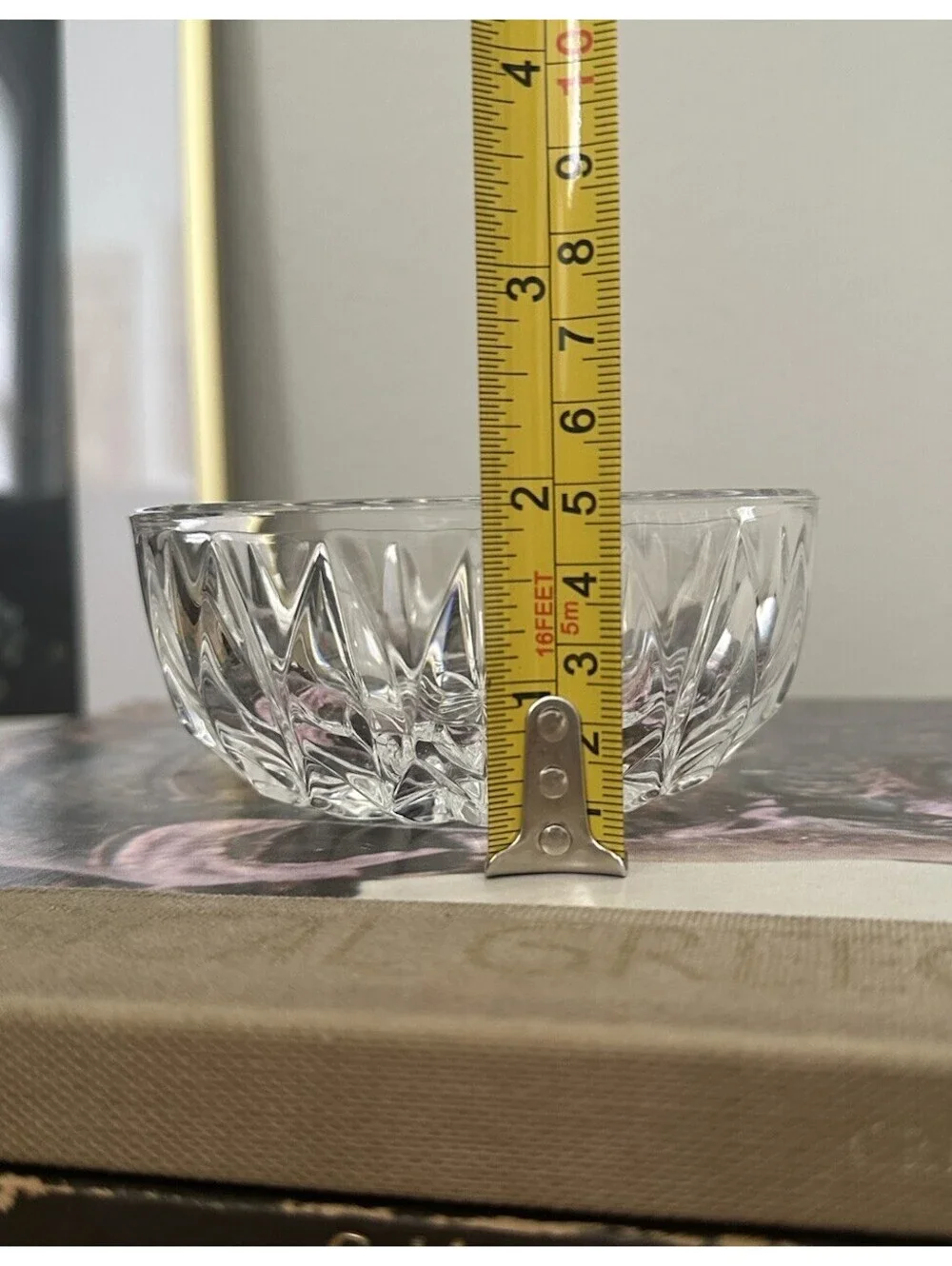 Set Of 2 Gorham Crystal Nappy Bowls Althea Pattern Made In Germany 1980s